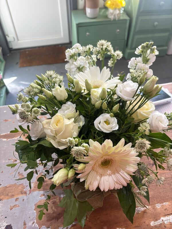 Flowers delivered to customer