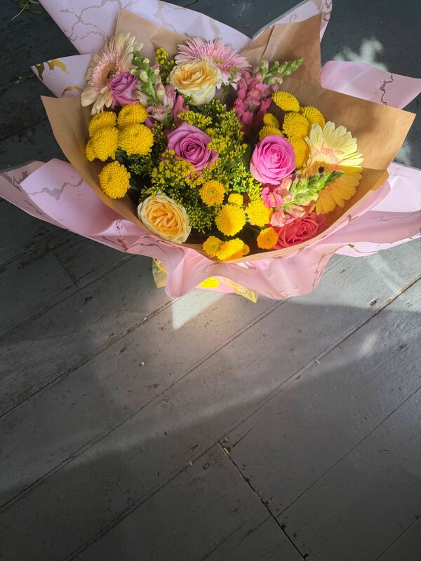 Flowers delivered to customer