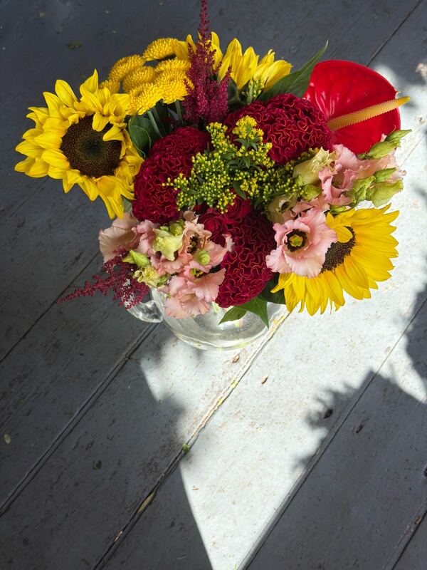 Flowers delivered to customer
