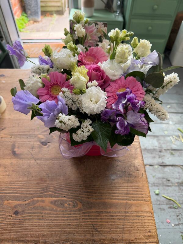 Flowers delivered to customer