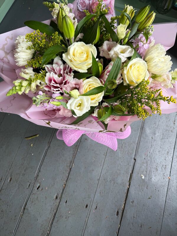 Flowers delivered to customer