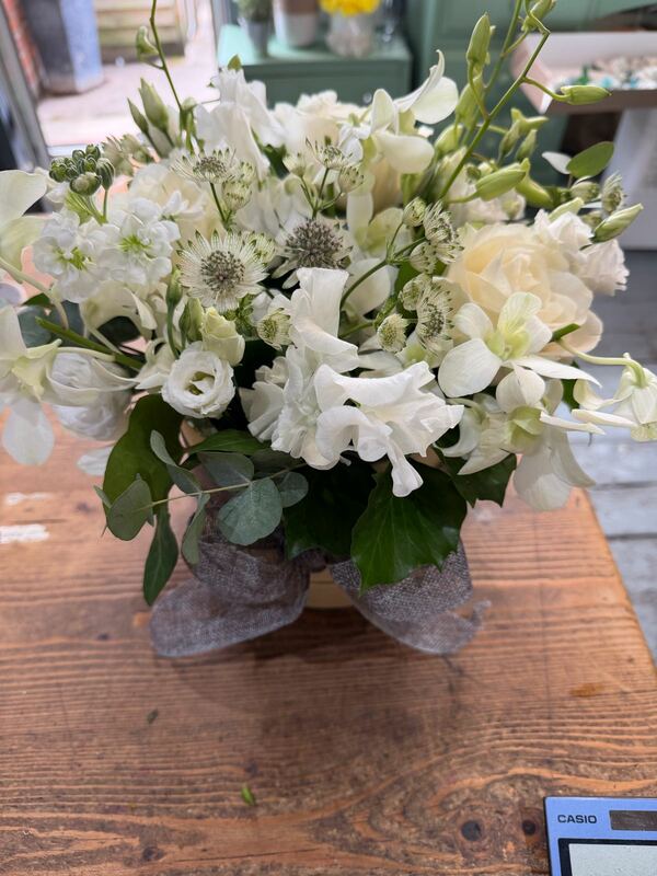 Flowers delivered to customer