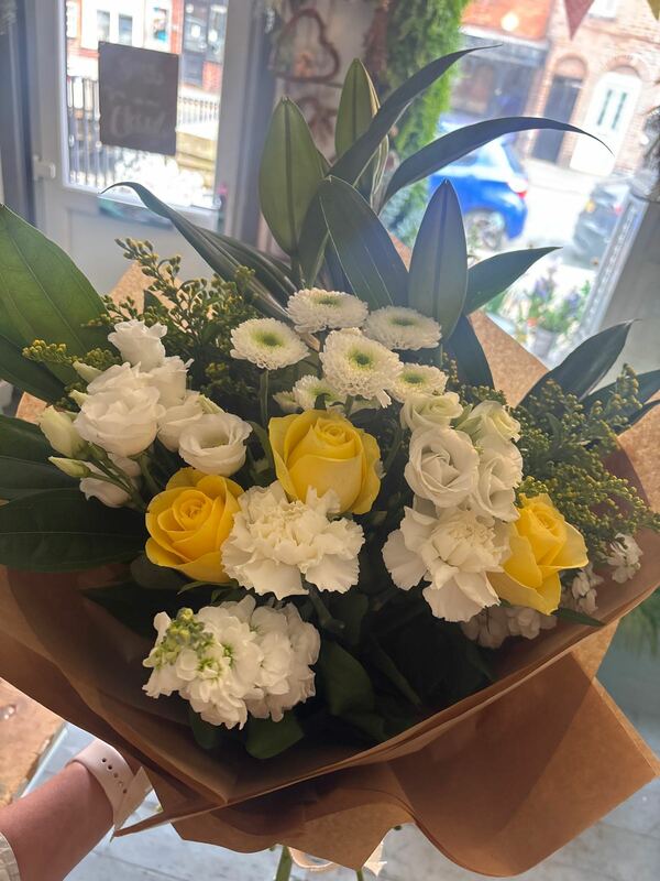 Flowers delivered to customer