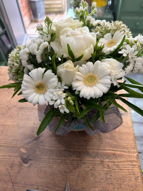 Flowers delivered to customer