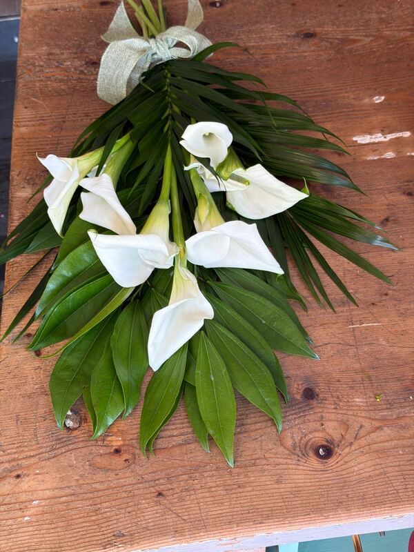 Flowers delivered to customer