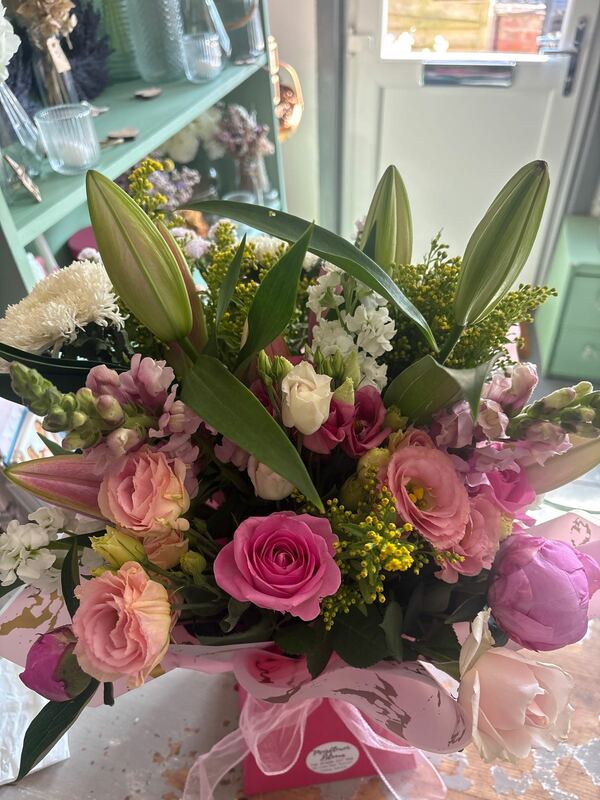 Flowers delivered to customer