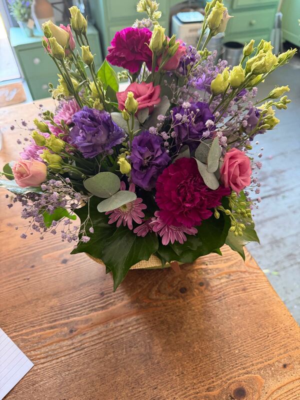 Flowers delivered to customer