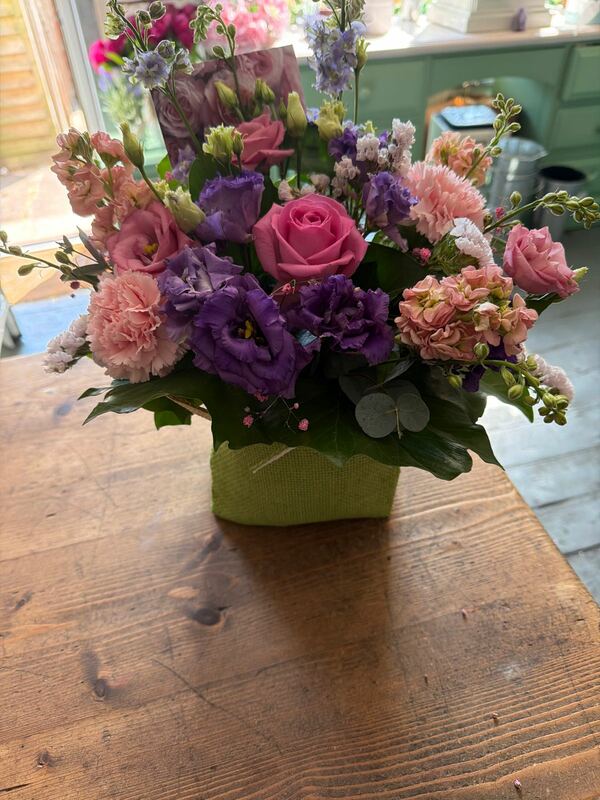 Flowers delivered to customer