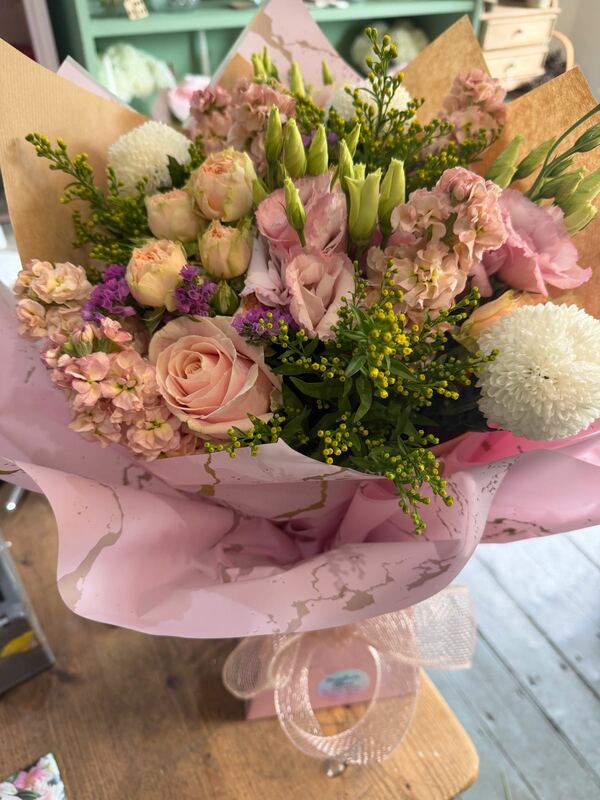 Flowers delivered to customer