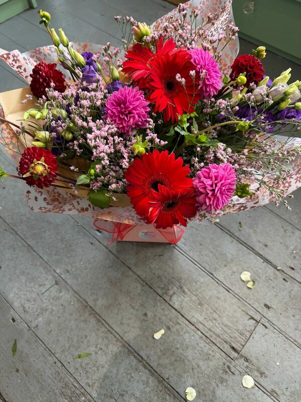 Flowers delivered to customer