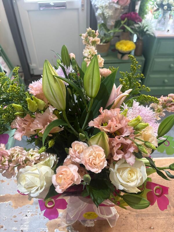 Flowers delivered to customer