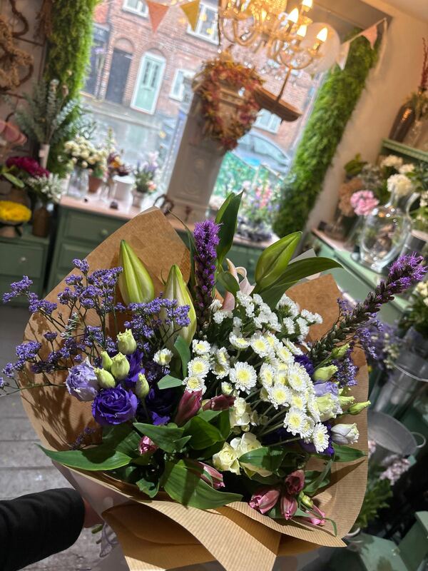 Flowers delivered to customer
