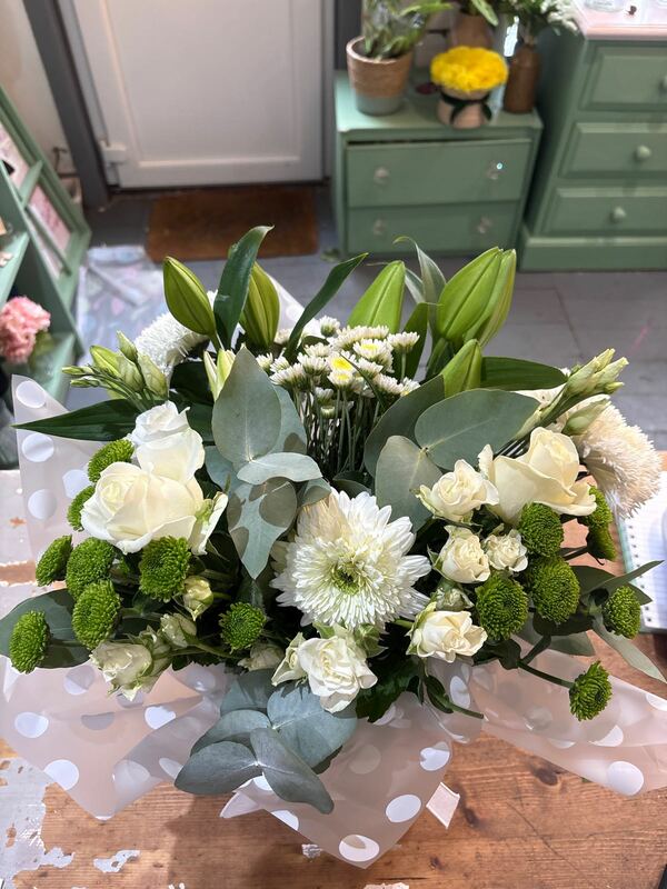 Flowers delivered to customer