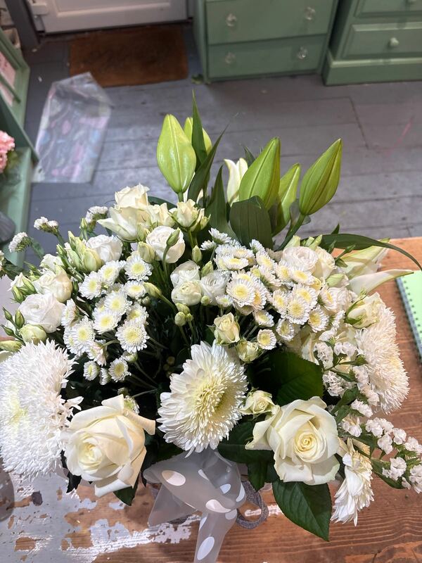 Flowers delivered to customer