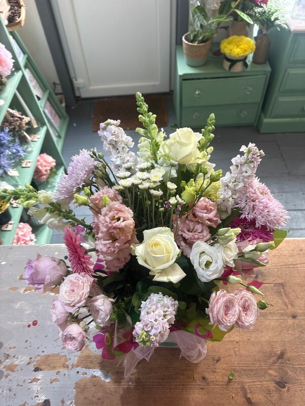 Flowers delivered to customer