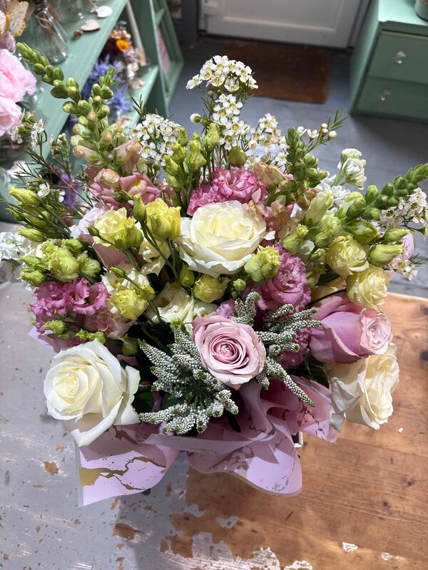 Flowers delivered to customer