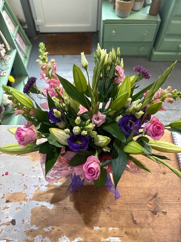 Flowers delivered to customer