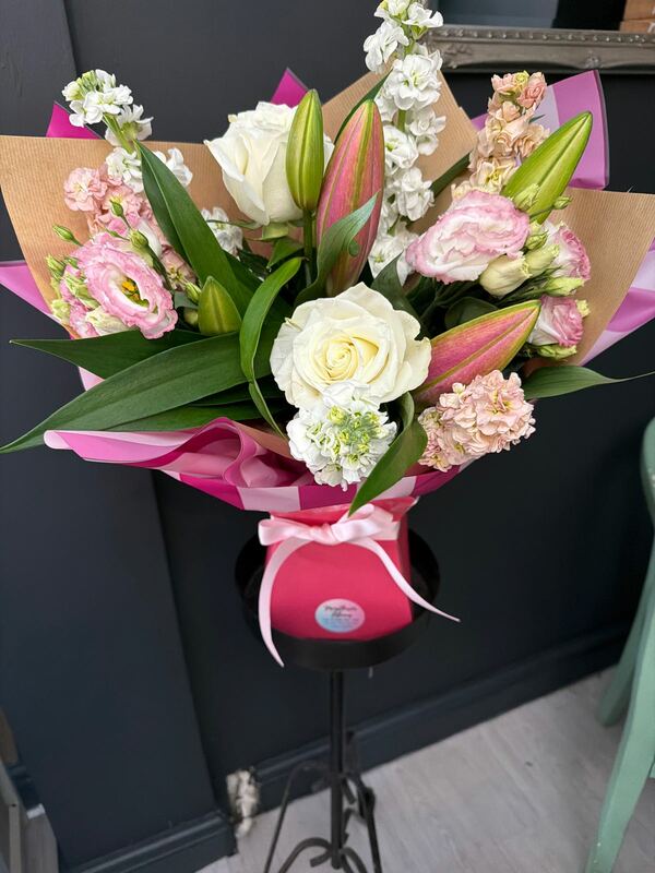 Flowers delivered to customer
