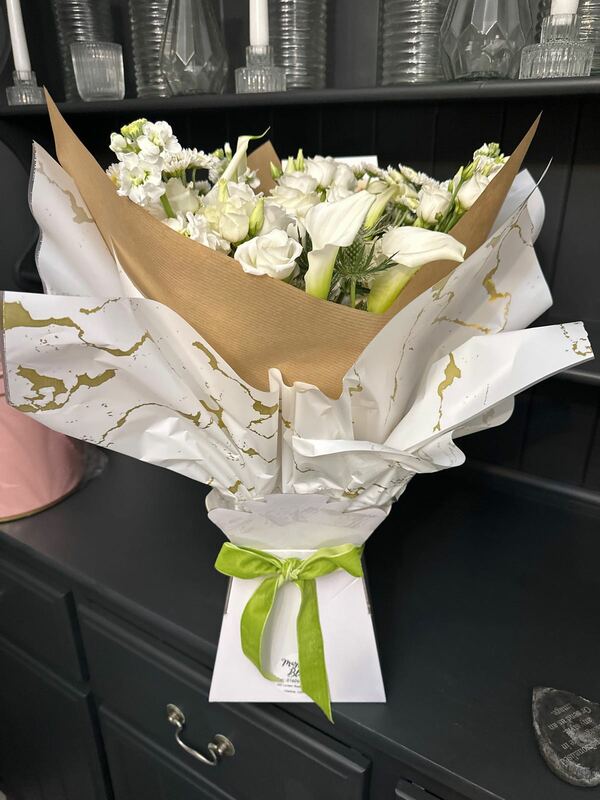 Flowers delivered to customer