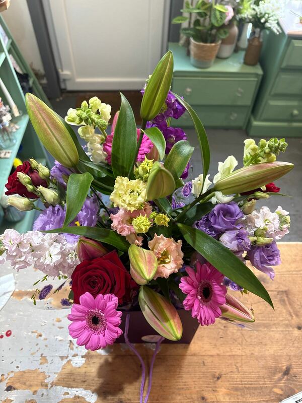 Flowers delivered to customer