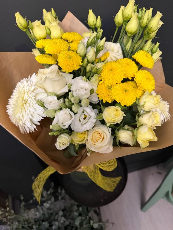 Flowers delivered to customer