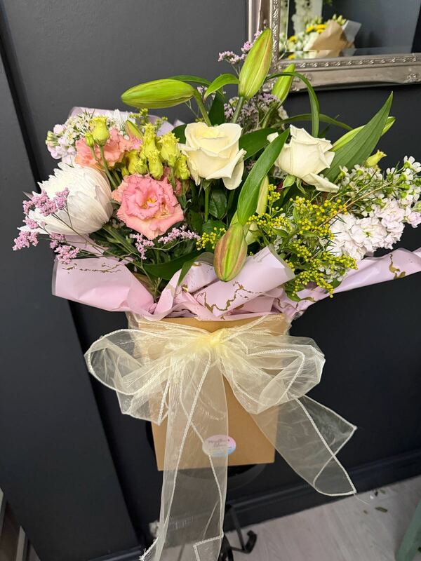 Flowers delivered to customer