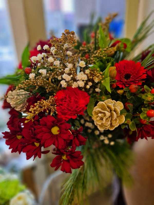 Flowers delivered to customer