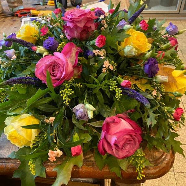 Flowers delivered to customer