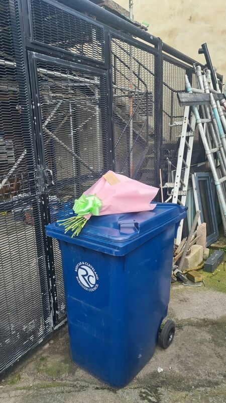 Flowers delivered to customer