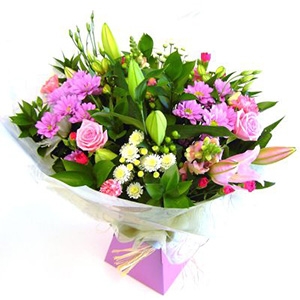 Flowers delivered to customer