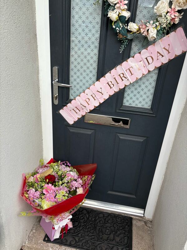 Flowers delivered to customer