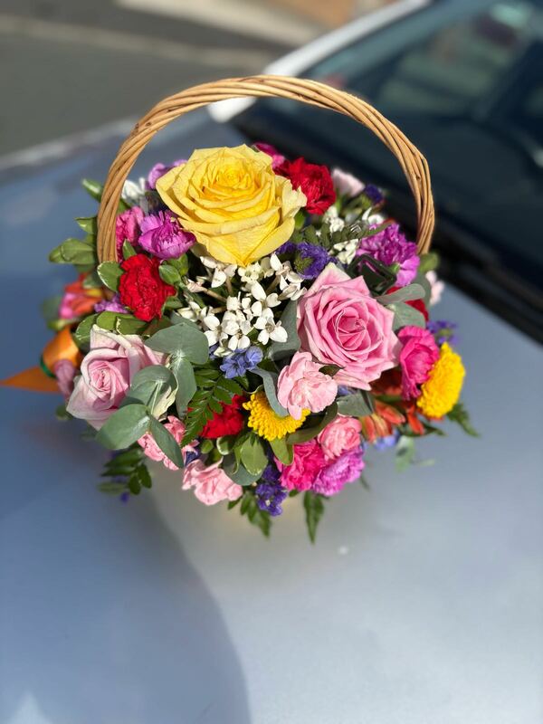 Flowers delivered to customer
