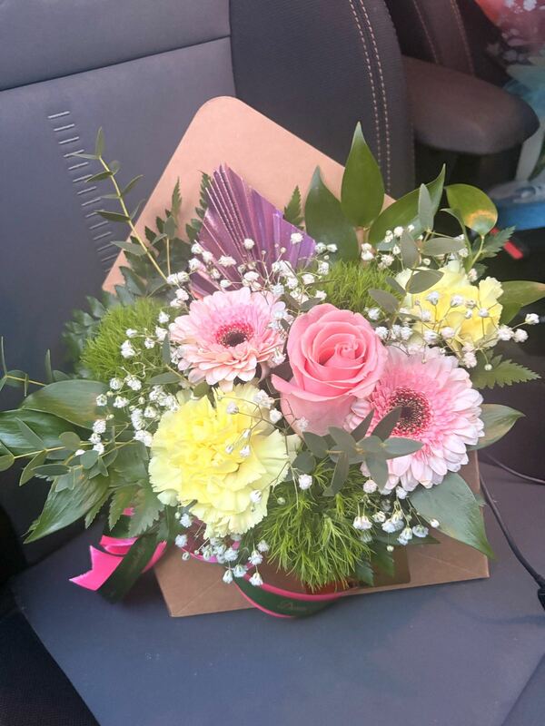 Flowers delivered to customer