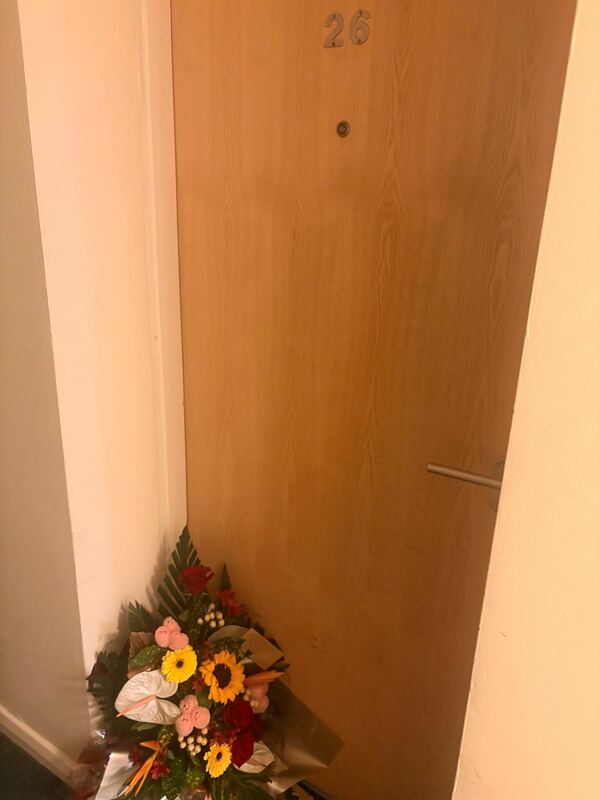 Flowers delivered to customer