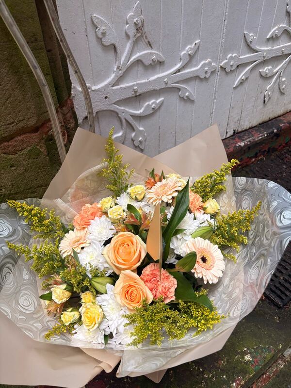 Flowers delivered to customer