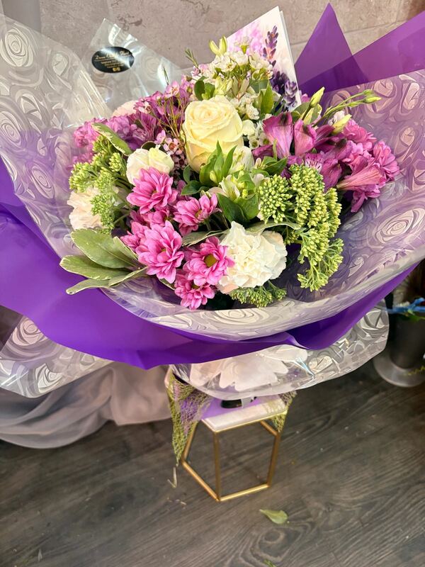 Flowers delivered to customer