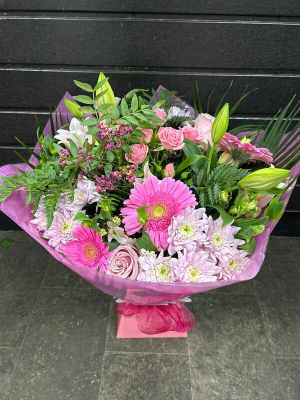 Flowers delivered to customer
