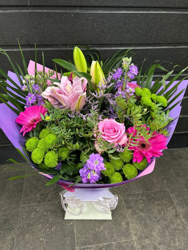 Flowers delivered to customer