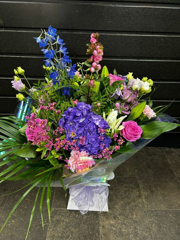 Flowers delivered to customer
