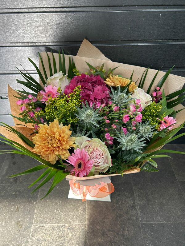 Flowers delivered to customer