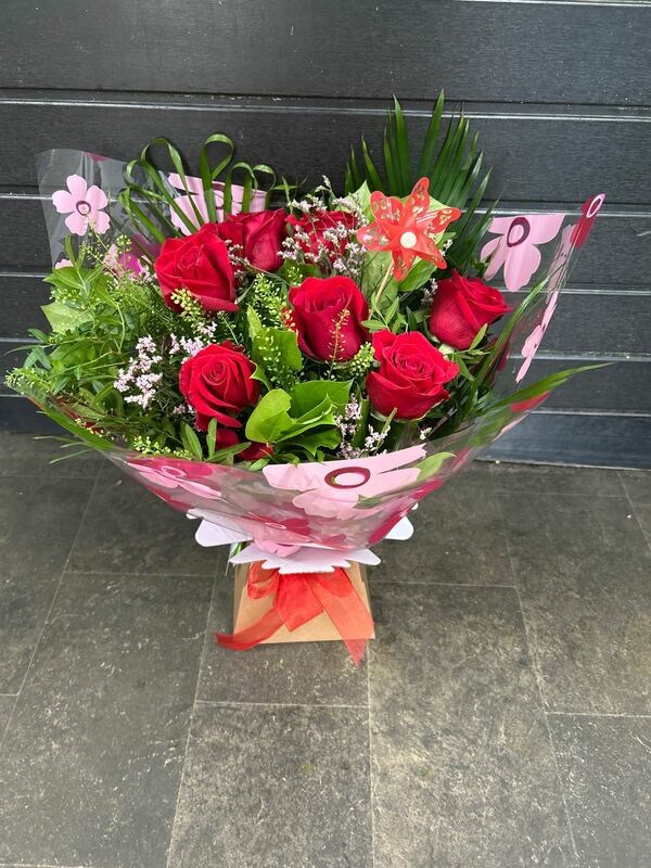 Flowers delivered to customer