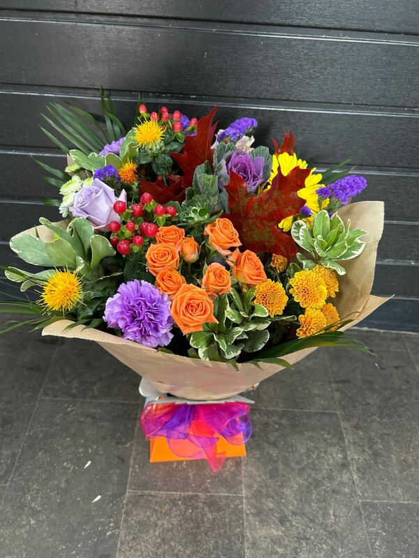Flowers delivered to customer