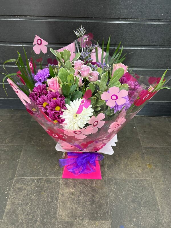 Flowers delivered to customer