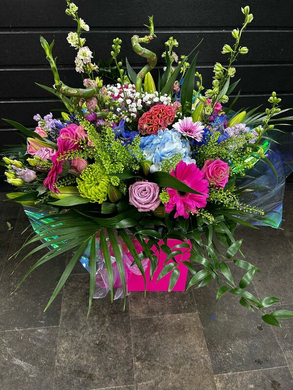 Flowers delivered to customer