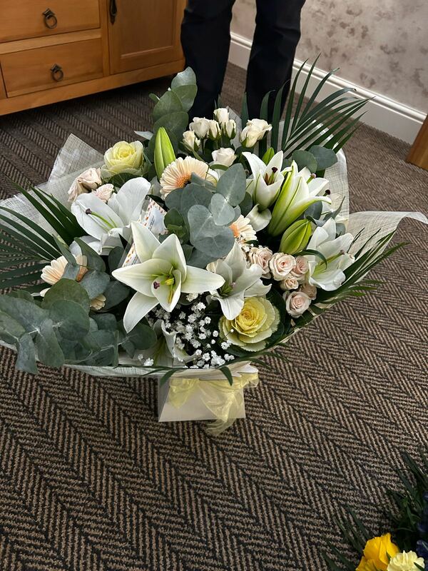 Flowers delivered to customer