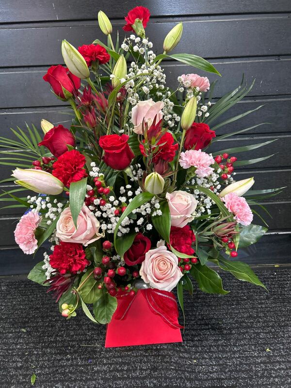 Flowers delivered to customer
