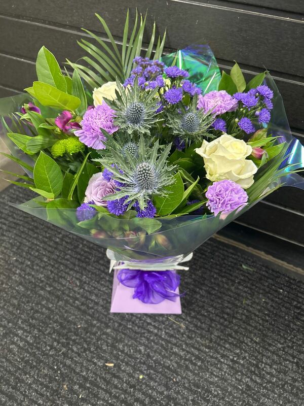 Flowers delivered to customer
