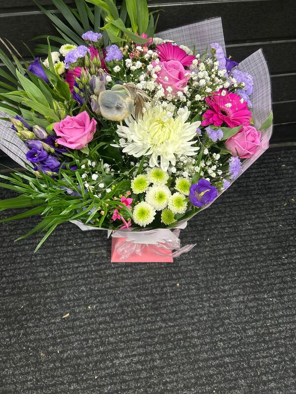 Flowers delivered to customer