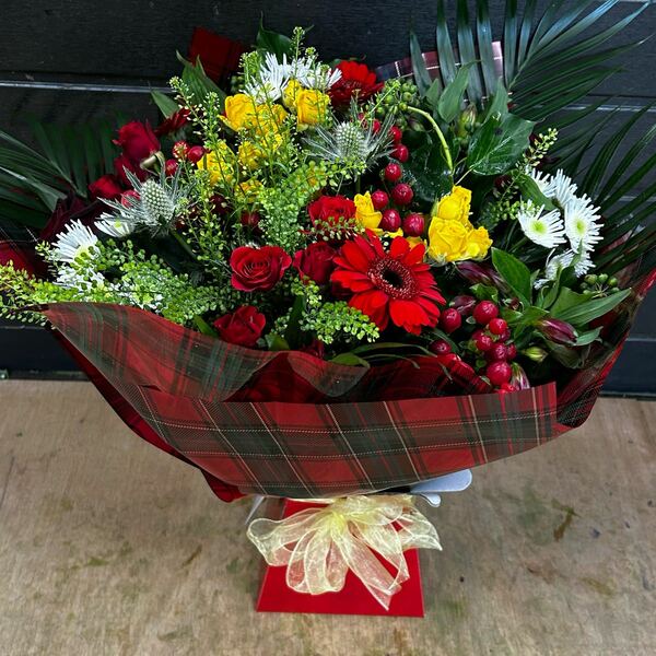 Flowers delivered to customer