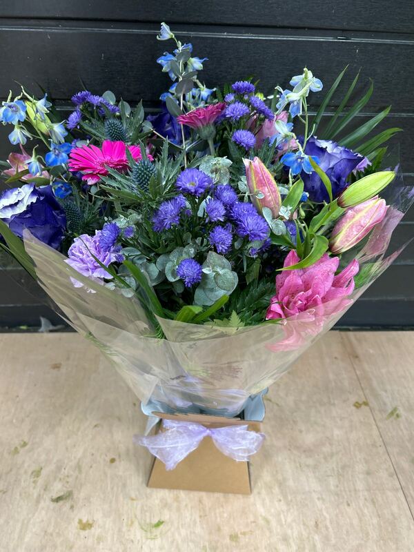 Flowers delivered to customer